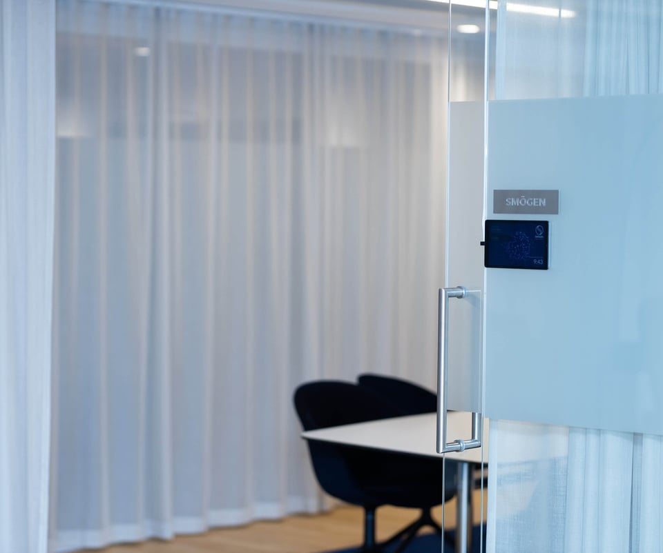 Konferensrum på Serafim Finans huvudkontor i Stockholm