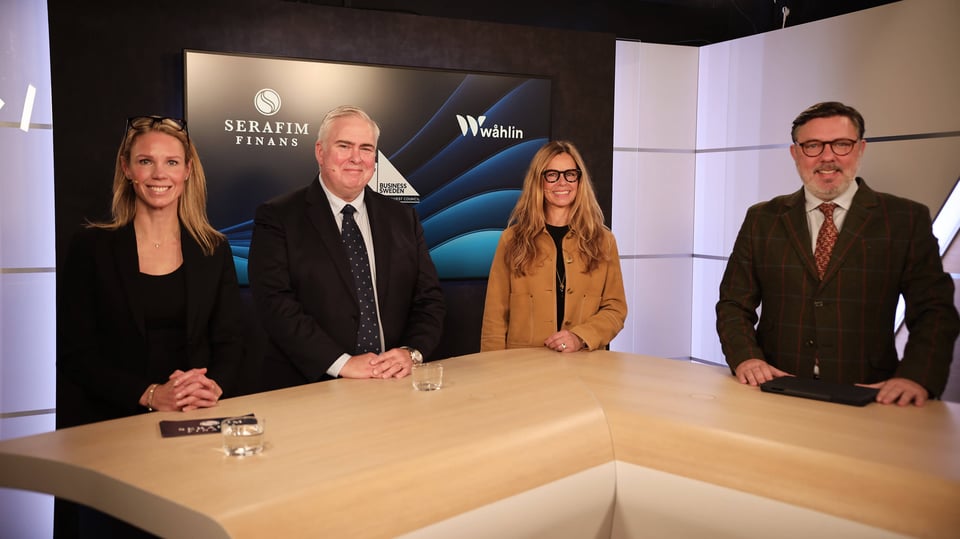 Webinar med Di Gasell partners Serafim Finans, Business Sweden och Wåhlin Advokater